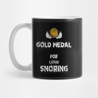 Gold Medal for Loud Snoring Award Winner Mug